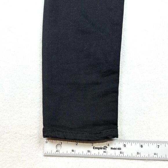 Free People Jet Black Distressed Denim Jeans Women’s 29 Read - Picture 7 of 12